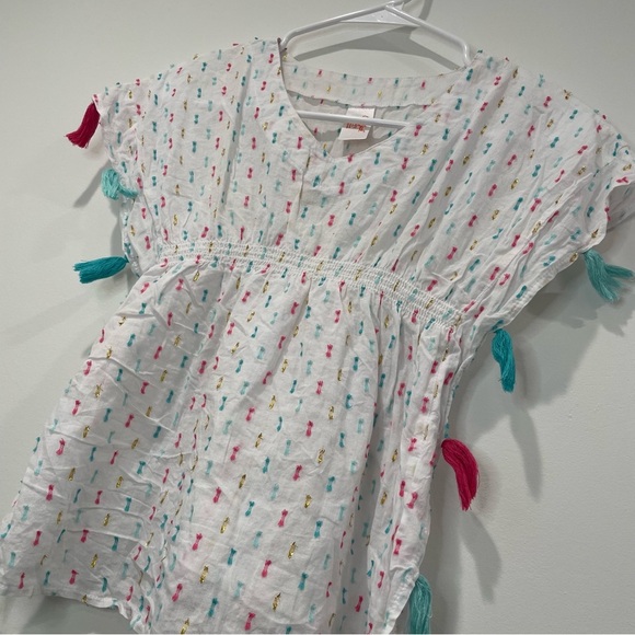 KIDS: Cat & Jack Multi-Color Girls Swim Coverup - Picture 3 of 5